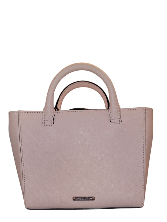 Rebecca Minkoff Handbags - Rebecca Minkoff Blush Pink Saffiano Mini Leather Tote/Crossbody